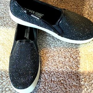 Sketchers black sparkle new sneaker
